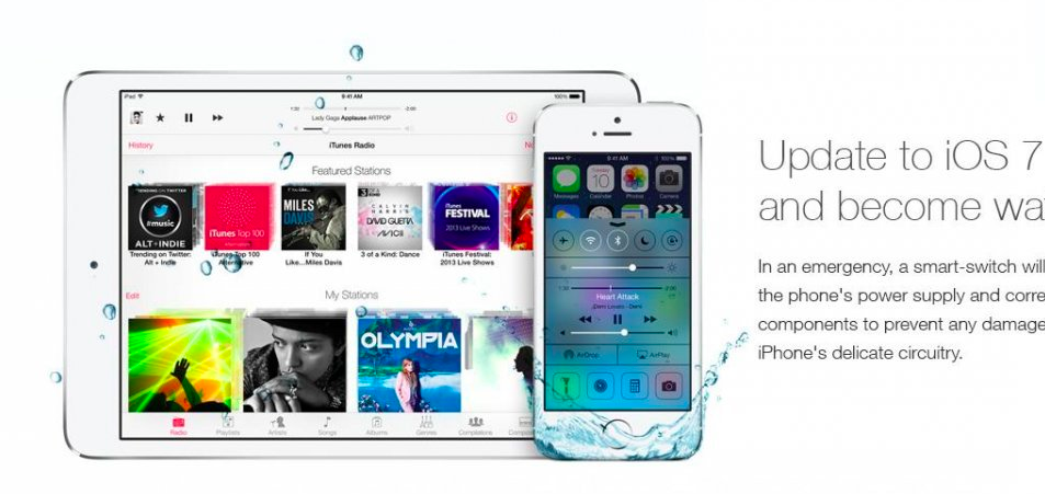 Anuncio Falso de Apple hace creer que el iPhone es resistente al agua