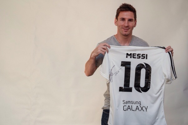 Lionel Messi se une al equipo de Samsung GALAXY 11