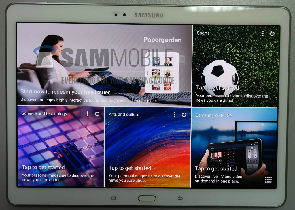 Se filtran primeras imágenes de la Samsung Galaxy Tab S