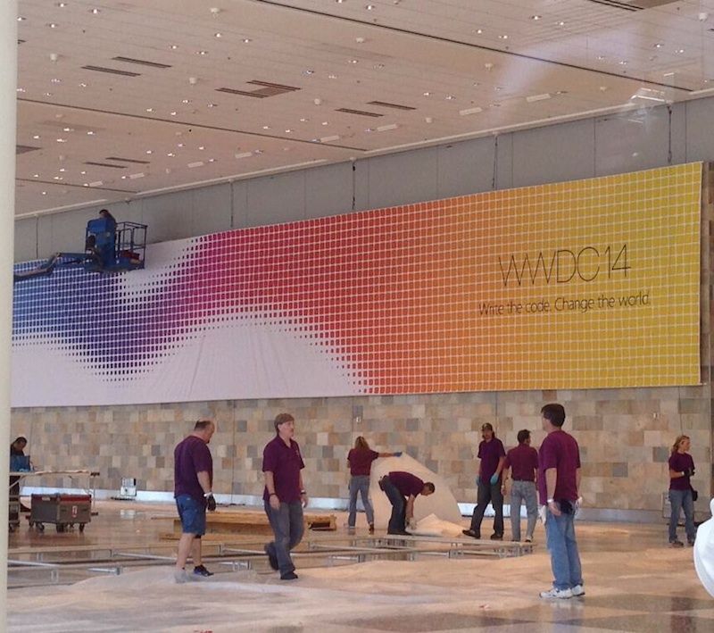 Apple comienza a preparar el Moscone Center para el WWDC 2014