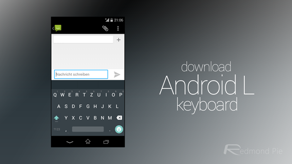 Descarga el teclado de Android L en tu smartphone desde Google Play