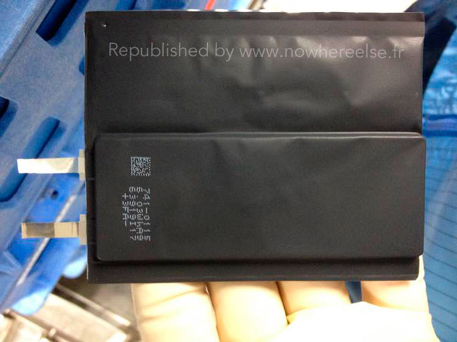 Aparece en fotos la supuesta batería del iPhone 6 de 5.5 pulgadas