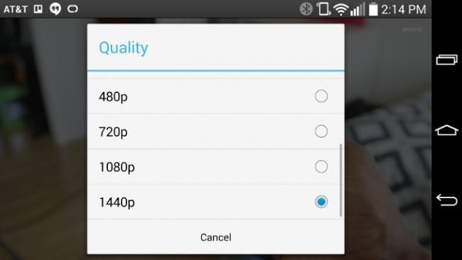 El LG G3 ya puede acceder a los vídeos en calidad 2K de YouTube