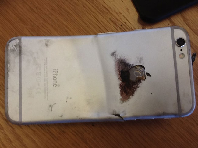 Un iPhone 6 echa a arder tras doblarse y provoca quemadura de segundo grado al propietario