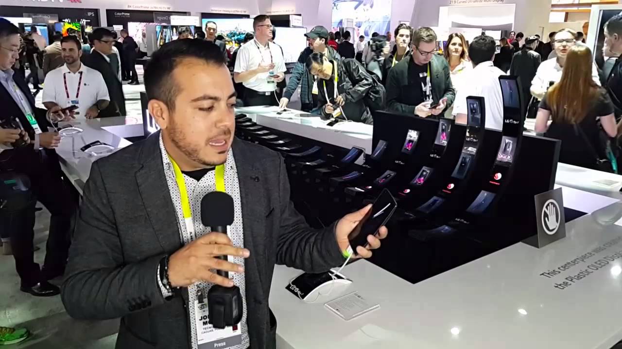 CES 2015 Presentando el LG G Flex2