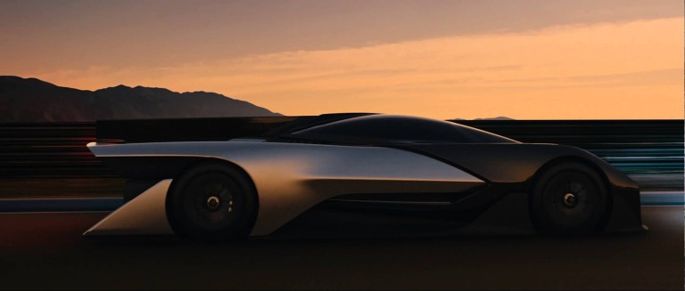 Conoce el auto eléctrico de Faraday Future con 1,000 caballos de fuerza