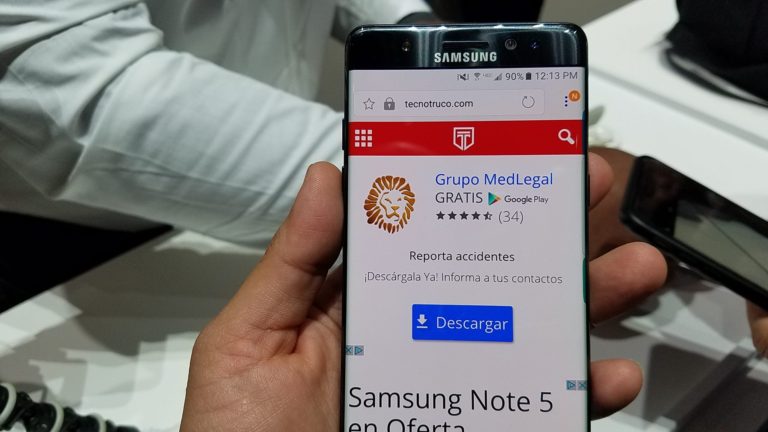 Samsung presenta el Note7
